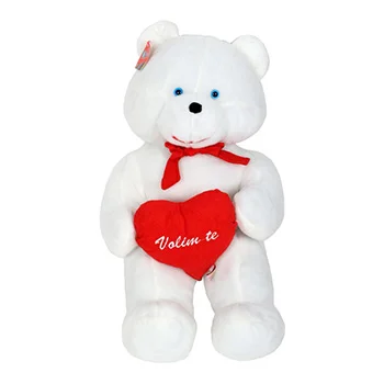 Meda Džambo 85cm sa srcem beli Meda Džambo 85cm sa srcem beli