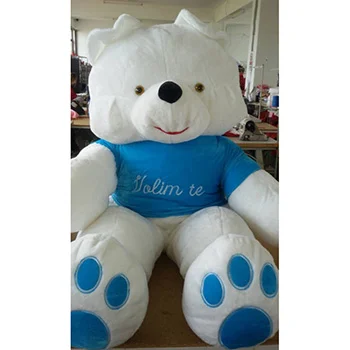 Meda Laki veliki 170cm sa plavom majicom (tekst po izboru)-1 Meda Laki veliki 170cm sa plavom majicom (tekst po izboru)-1