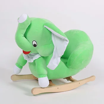 Ljuljaška - njihalica slonče zeleno-belo-2