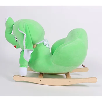 Ljuljaška - njihalica slonče zeleno-belo-3