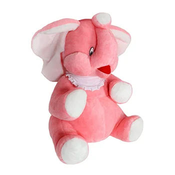 Slon Miro veći 80cm roze-beli Slon Miro veći 80cm roze-beli