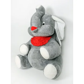 Slon Miro veći 80cm sivo-beli-1 Slon Miro veći 80cm sivo-beli-1