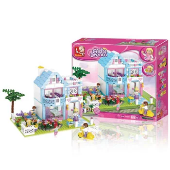 Sluban kocke kuća sa baštom 547 kom-1 Sluban kocke kuća sa baštom 547 kom-1