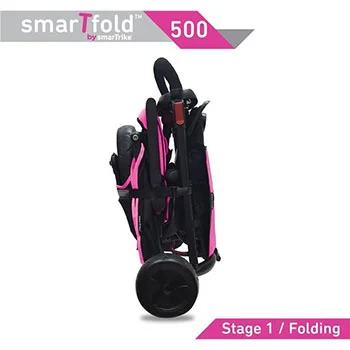 Smart Trike tricikl Folding 500 - Pink-1 Smart Trike tricikl Folding 500 - Pink-1
