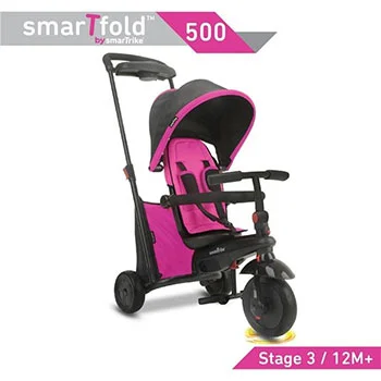 Smart Trike tricikl Folding 500 - Pink-3 Smart Trike tricikl Folding 500 - Pink-3