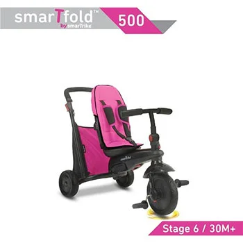 Smart Trike tricikl Folding 500 - Pink-6 Smart Trike tricikl Folding 500 - Pink-6