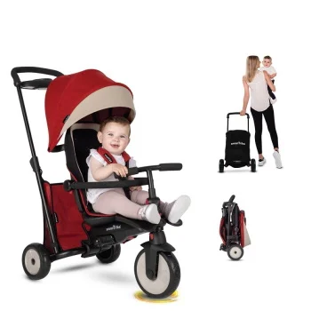 Smart Trike tricikl Folding 500 recliner 7u1 red melange -6 Smart Trike tricikl Folding 500 recliner 7u1 red melange -6