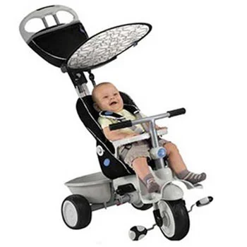 Smart Trike tricikl recliner 4 u 1 Crni -1 Smart Trike tricikl recliner 4 u 1 Crni -1