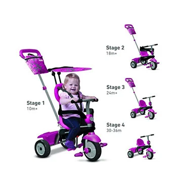 Smart Trike tricikl Vanilla Pink -4 Smart Trike tricikl Vanilla Pink -4
