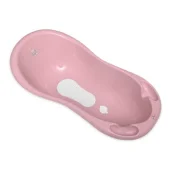 Lorelli kadica 100cm sa čepom i neklizećom podlogom bear dark pink