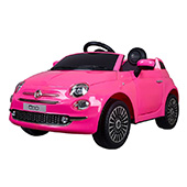 Auto na akumulator Fiat 500 model 237 roze