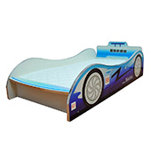Dečiji krevet Auto model 801 plavi
