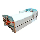Dečiji krevet sa fiokama model 803 blue motor