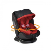 Cangaroo autosedište Pilot Isofix 0-36kg 360° red 