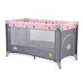 Cangaroo prenosivi krevetac Safari 1 nivo pink grey 