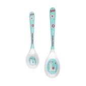 Canpol kašike za bebe set 2/1 melamine turquoise 