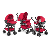 Chicco kolica za bebe 3u1 Sprint Red Passion