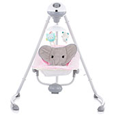 Chipolino električna muzička ljuljaška za bebe Aida 9 kg Pink dumbo