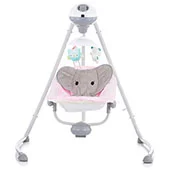 Chipolino električna muzička ljuljaška za bebe Aida 9 kg Pink dumbo