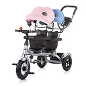 Chipolino tricikl za blizance 2Play blue/pink
