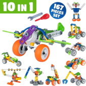 Hoogar set igračaka Building Blocks 10u1 Robot 167 elemenata 