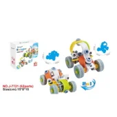 Hoogar set igračaka Building Blocks auto 2u1 62 dela