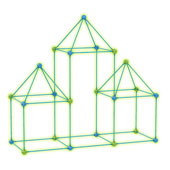 Jungle fluorecentni set za izgradnju 3D konstrukcije 012432