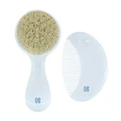 Kikka Boo četka i češalj sa prirodnim vlaknima Savanna blue