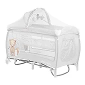 Kikka boo prenosivi krevetac Dolce Sonno PLUS Best Friends 2 nivoa grey