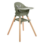 Kikka Boo hranilica Woody 6u1 Army Green
