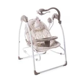 Kikka Boo ljuljaška 2u1 Mia Stella sa adapterom i daljinskim upravljačem beige