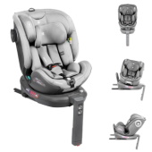 Kikka Boo autosedište 0-36kg I-Conic I-Size Isofix light grey