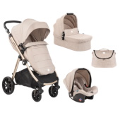 Kikka Boo dečija kolica set 3u1 Ugo beige