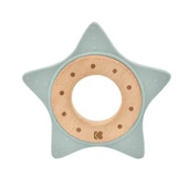 Kikka Boo drvena igračka sa silikonskom glodalicom Star Mint