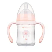 Kikka Boo flašica anti-colic sa ručicama 180ml peach Cloud