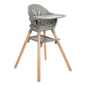 Kikka Boo hranilica Woody 6u1 Grey