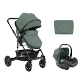 Kikka Boo kolica Amaia premium set 2u1 sa autosedištem I-Size Mint