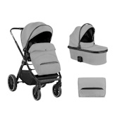 Kikka Boo kolica Tiffany set 2u1 sa tvrdom korpom Light Grey