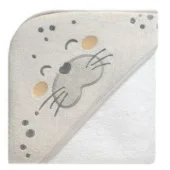Kikka Boo peškir za bebe sa kapuljačom 90x90cm Seally Me