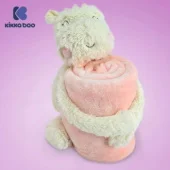 Kikka Boo ćebence za bebe sa plišanom igračkom 70×100 Hippo Dreams