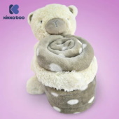 Kikka Boo ćebence za bebe sa plišanom igračkom 70×100 My Teddy