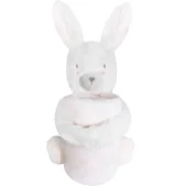 Kikka Boo ćebence za bebe sa plišanom igračkom 70×100 in Love