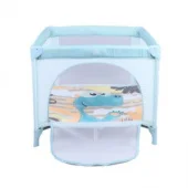 Kikka Boo prenosiva ogradica za bebe sa zipom Enjoy Cat mint