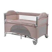 Kikka Boo prenosivi krevetac 2 nivoa Milky Way sa spuštajućom stranicom beige