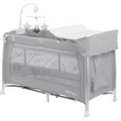 Kikka Boo prenosivi krevetac Dessine Moi  2 nivoa grey