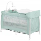 Kikka Boo prenosivi krevetac Dessine Moi  2 nivoa green