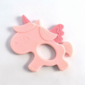 Kikka Boo silikonska glodalica Unicorn pink