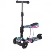 Kikka Boo trotinet 3u1 Makani Ride and Skate Picasso