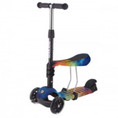 Kikka Boo trotinet 3u1 Makani Ride and Skate Rainbow