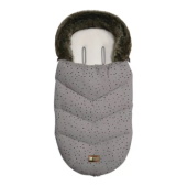 Kikka Boo zimska navlaka za kolica Luxury Fur Confetti Gray